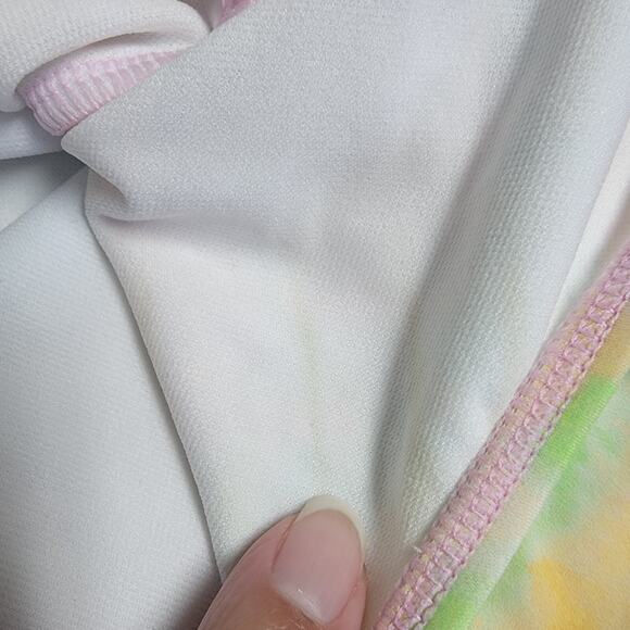 Stoney Clover Lane Rainbow Tie Dye Cheeky High Leg One Piece Swimsuit XXS (00) - Picture 5 of 8